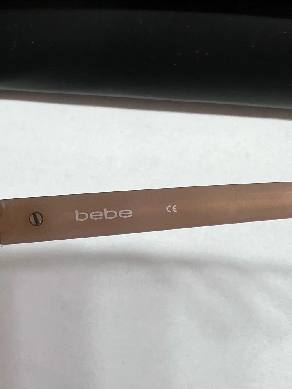 bebe 5133 Two-Tone Brown and Nude Square Optical Glasses